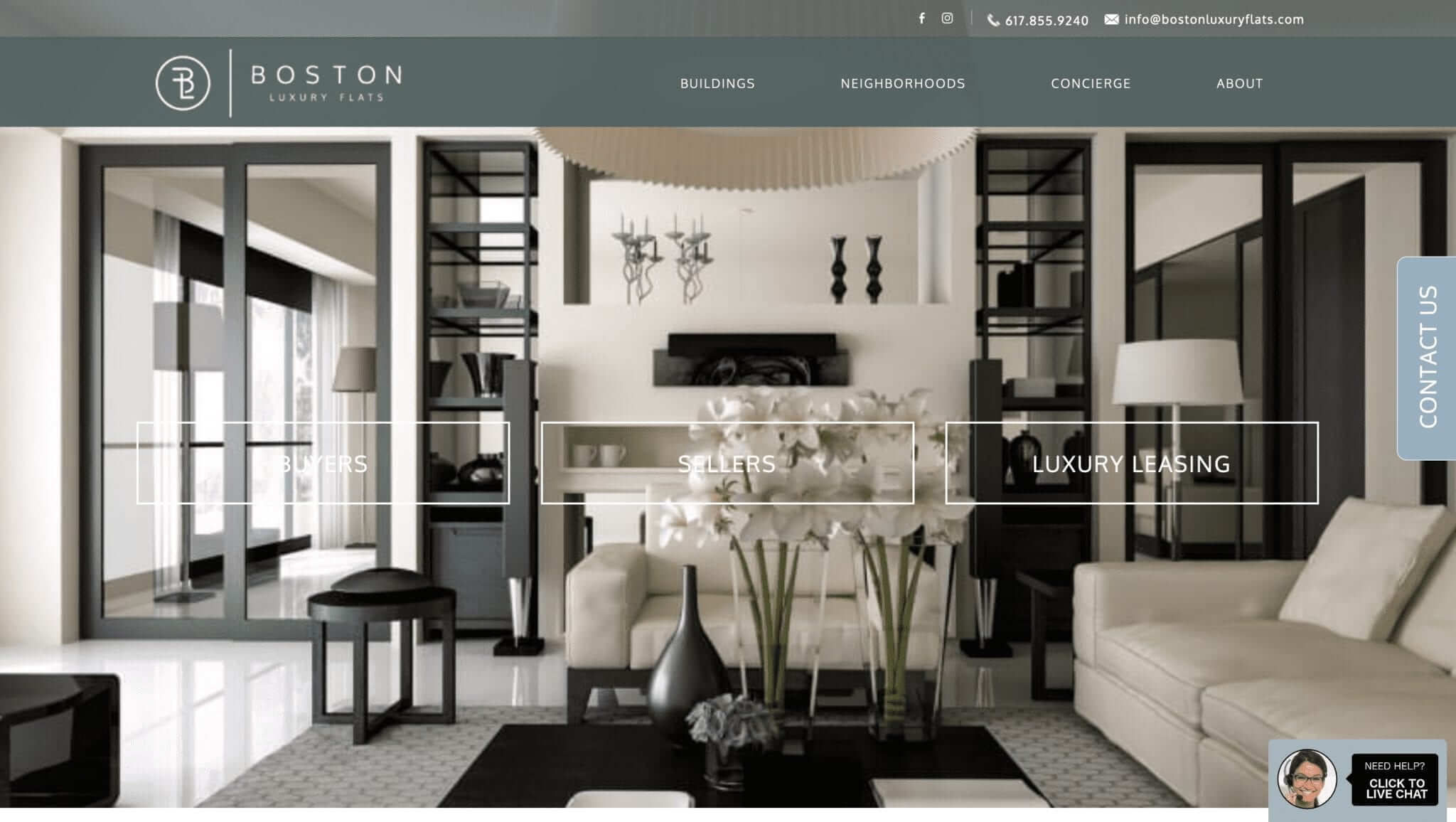 Boston Luxury homepage